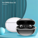 Earphone Charging Box Cover with Metal Hook Earbuds Case Skin for OPPO Enco X2