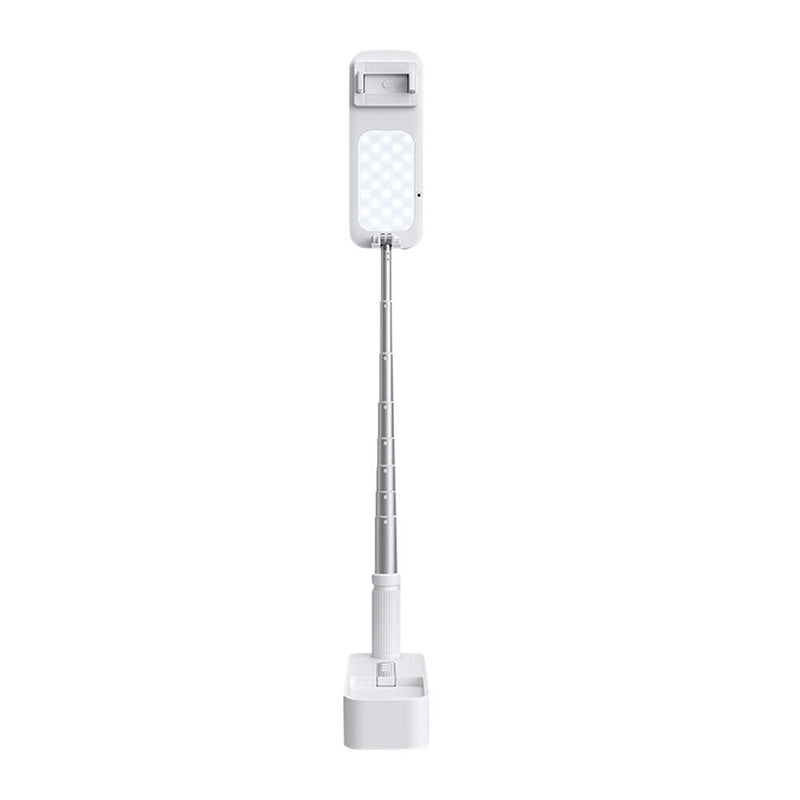 Multi-function Phone Holder Mini Desk Fill Lights with 1000mAh Battery for Video