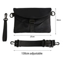 Solid Color Phone Pouch Men Handbag Shoulder Bag Crossbody Bags Belt Pouch