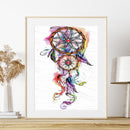 Diamond Painting 5D Full Round Drill Mosaic DIY Color Dreamcatcher Kit Art Decor