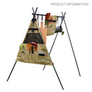 Waterproof 900D Oxford Fabric Camping Tableware Storage Bag (B Triangle) Newly