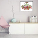 Partial Embroidery Teapot Stamped Canvas 14CT DIY Cross Stitch Kits (J534) Newly