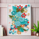 Diamond Painting Quilling Flower Partial Special Shape Crystal Drill DIY Crafts