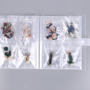 Jewelry Storage Book - Portable Travel Jewelry Earring Organizer Storage Booklet