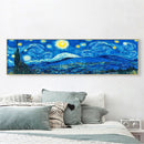 Diamond Painting Abstract Night Sky Full Round Drill Mosaic Decor Kit 80x30cm