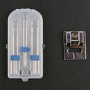 2/90 3/90 4/90 Sizes Double Twin Needles + Wrinkled Sewing Presser Foot Newly