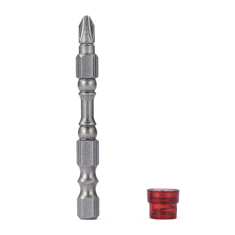 1/4 inch Hex Shank S2 Steel PH2 Magnetic Electric Screwdriver Bits (Red) Newly