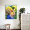 Sunflowers Girl Oil Painting By Numbers DIY Frameless Art Picture On Canvas