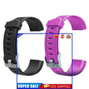 Watch Bands - 2 Pcs Replacement Wristbands Sport Strap for ID115Plus HR (4)