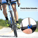 RISK 2pcs Bike Inner Tube Extender French Presta Valve Core Tire Extension Ro