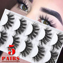 Fluffy Eye Lash Extension False Eyelashes 4D  Faux Mink Hair Full Volume Thick