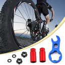 Road Bike Valve Nut Aluminum Alloy Cycling Protection Accessories (Red) Newly