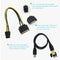 VER009C-PLUS PCIe Riser with LED USB 3.0 PCI-E 1X to 16X Extender (Red)