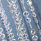 99FT Garland Diamond Acrylic Crystal Bead Curtain Wedding DIY Party Decor Newly