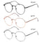 Vision Care Portable Optical Glasses Spectacles Round Glasses Eyeglasses Frame