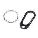 USB Rechargeable LED Telescopic Flashlight Zoomable Hanging Torch (Black)