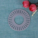 Metal Circle Ring Punching Molds Stencils DIY Scrapbooking Album Dairy Decor