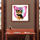 5D DIY Diamond Painting Kits Full Round Drill Butterfly Puppy Mosaic Pictur