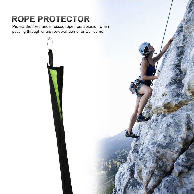 Climbing Rope Protector Sleeve Cover Anti-Wear Mountaineering Rescue Tools Newly