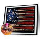 5D DIY Diamond Painting Nail Flag Full Round Drill Mosaic Art Home Picture Newly