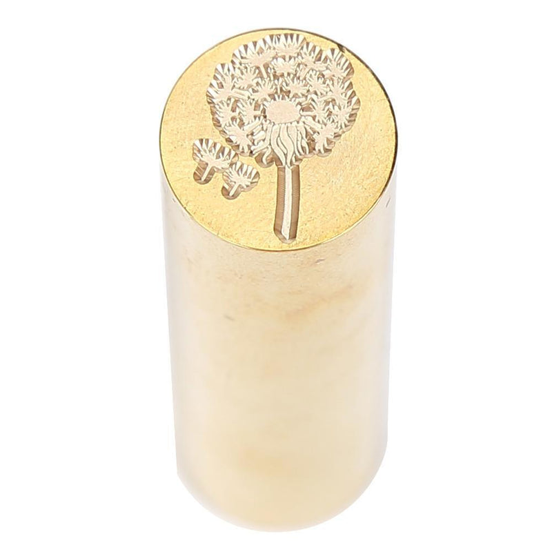 Cylindrical Sealing Wax Brass Envelope Retro Seal Stamp Round Bar Customs S