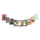 7""-DIY Photo Frame Wall Paper Creative Wood Frame Paper Hanging Album Decor