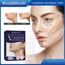 40pcs Invisible Thin Face Stickers Waterproof Facial Line Tighten Chin Patches