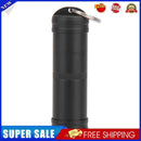 3pcs Aluminum Alloy Waterproof Case First-Aid Medicine Bottle with Key Ring