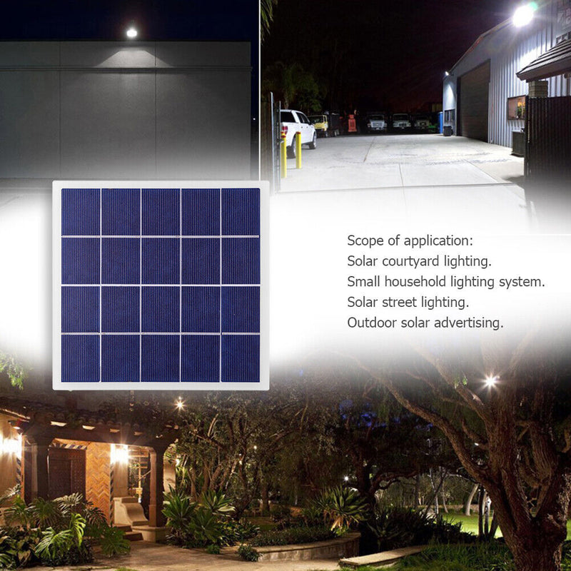 4W Solar Panel DIY Polycrystalline Silicon Solar Battery Charger 175x172mm