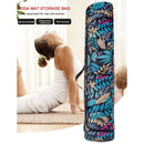 Printed Yoga Mat Bag Pilates Fitness Sports Exercise Pad Carry Backpack (5)