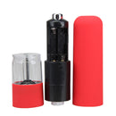 ABS Electric Pepper Salt Spice Mill Grinder Seasoning Grinding Tool (Red)