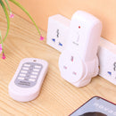 1pc UK Plug Power Outlet Light Switch Socket+1pc Wireless Remote Control Newly