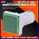 Hertz Meter Signal Lights Voltage Current Frequency Combo Meter Indicator Tes