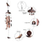 Animal Wind Chime Outdoor, Wind Bell Tubes, for Garden, Yard (Bird) Newly