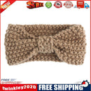 Fashion Baby Knit Crochet Bow Headband Warm Headband Child Headwear(Khaki)