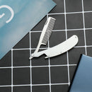 Anti Static Beard Comb Hairdressing Styling Hair Mustaches Brush Folding Comb