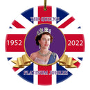 Acrylic Queen Elizabeth II Platinum Pendant Printing Her Majestys Portrait Sign