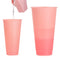 Discoloration Temperature Multicolor Drink Ware Plastic Cup Straw Cup Coffee