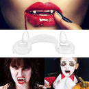 Halloween Vampire Teeth Silicone White Sharp Stretching Vampire Fangs Prop
