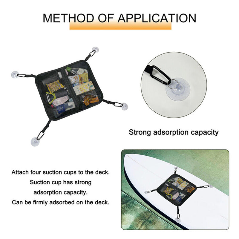 Multipurpose Paddle Board Deck Bag Lightweight Storage Bag Surfboard Accessories