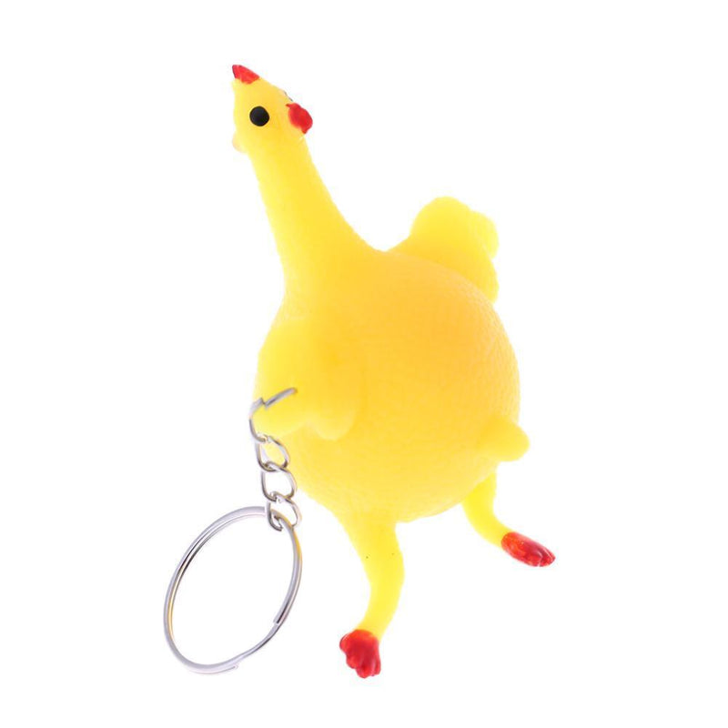 AFfeco Vent Chickens Whole Egg Laying Chickens Crowded Stress Ball Keychains
