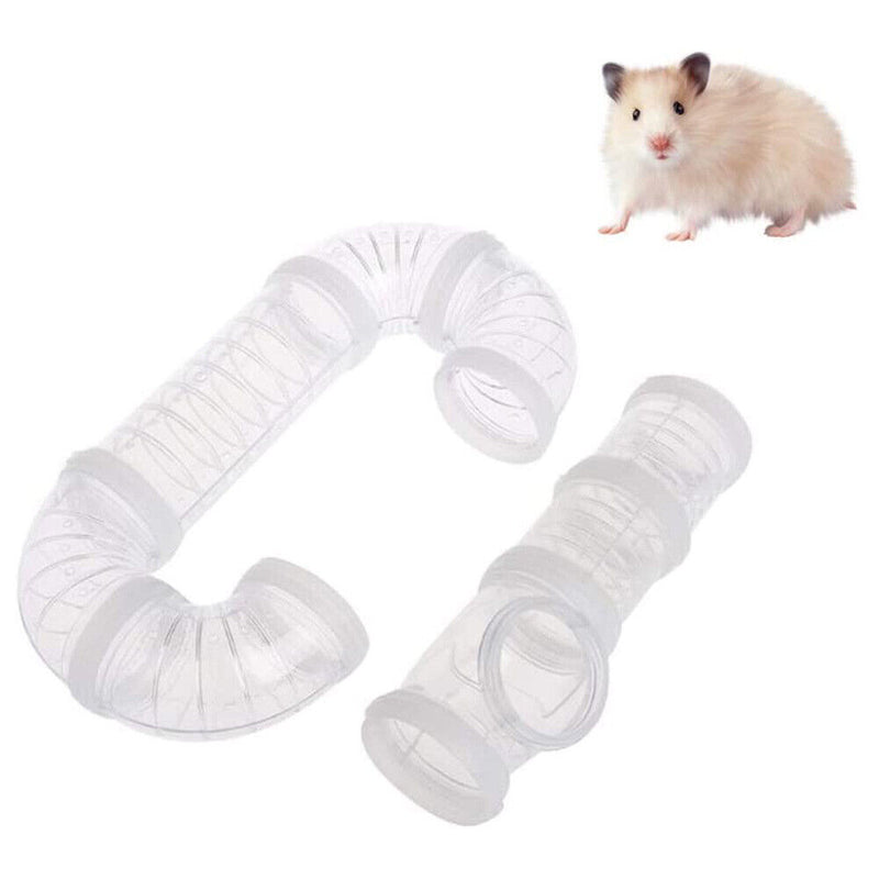 8pcs Hamster Tunnel DIY External Pipe Pet Sports Pipeline Assembly Playing Set