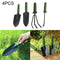 4pcs Garden Tools Set Trowel Rake Shovel Heavy Duty k Ergonomic X1V8 Metal S7S7