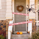 Halloween Warning Tape Sign Props Danger Warning Line Isolation Belt`