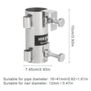 Camping Stainless Steel Sunshade Pole Fixing Pipe Awning Rod Holder Tent Pole