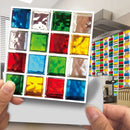 Retro Floor Tiles Wall Stickers Self-adhesive Decals for Kitchen (MSC062) Newly
