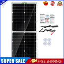 50W Foldable Dual USB Output Device Waterproof Battery Solar Panel (01)