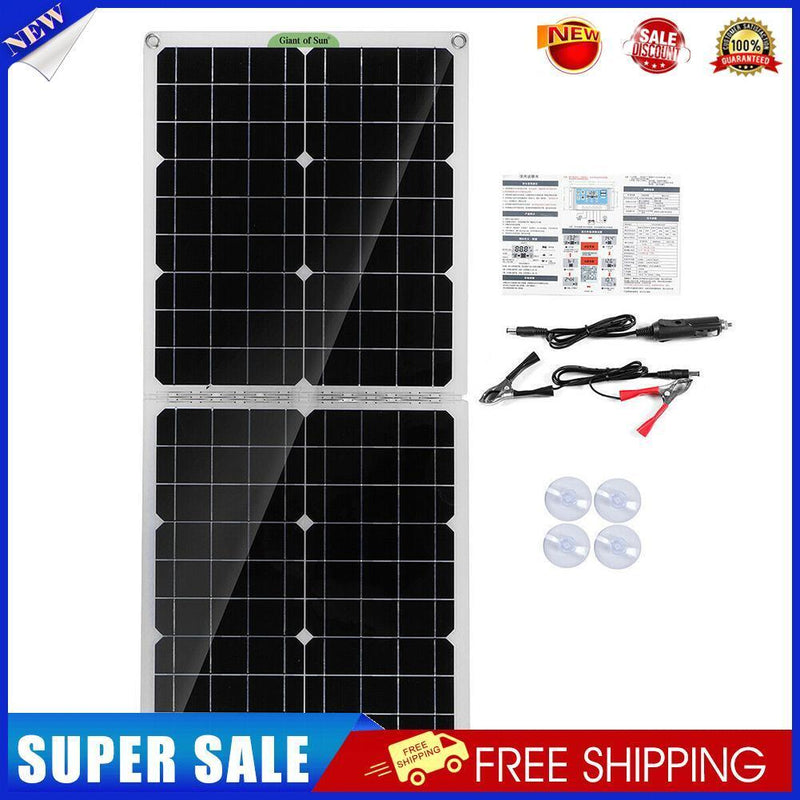 50W Foldable Dual USB Output Device Waterproof Battery Solar Panel (01)