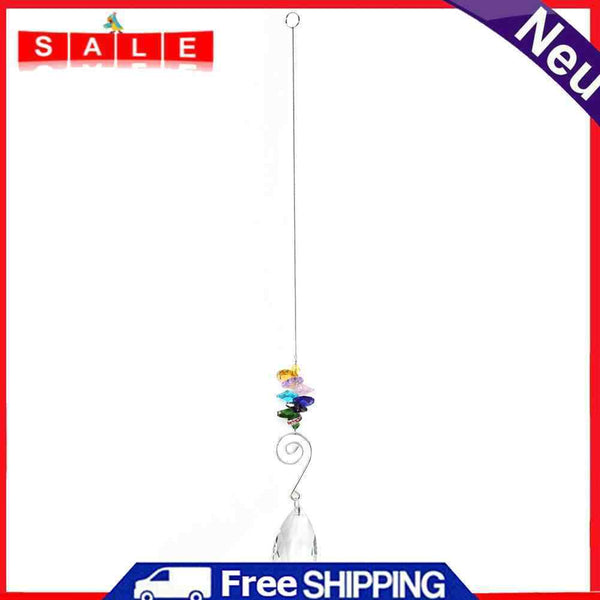 Colorful Crystal Stone Hanging Pendant Home Garden Office Decor Ornaments Gift