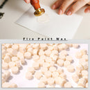 100pcs Octagon Sealing Wax Beads Seal Stamp Wax Pills White (Milky White) Newly